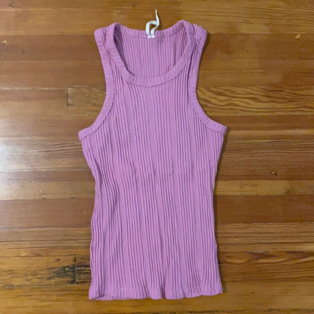 Anthropologie tank, pink, XS